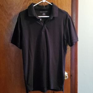 American Eagle Black Short Sleeve Polo